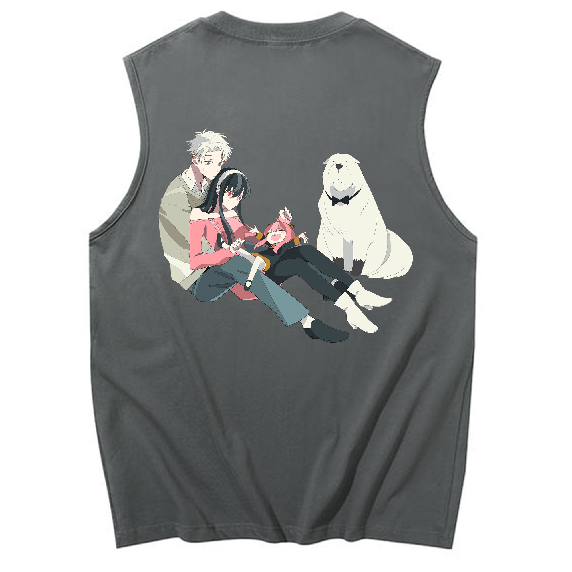 （画像用） SPY×FAMILY间谍家家酒 コットン100％タンクトップ（背面プリント）